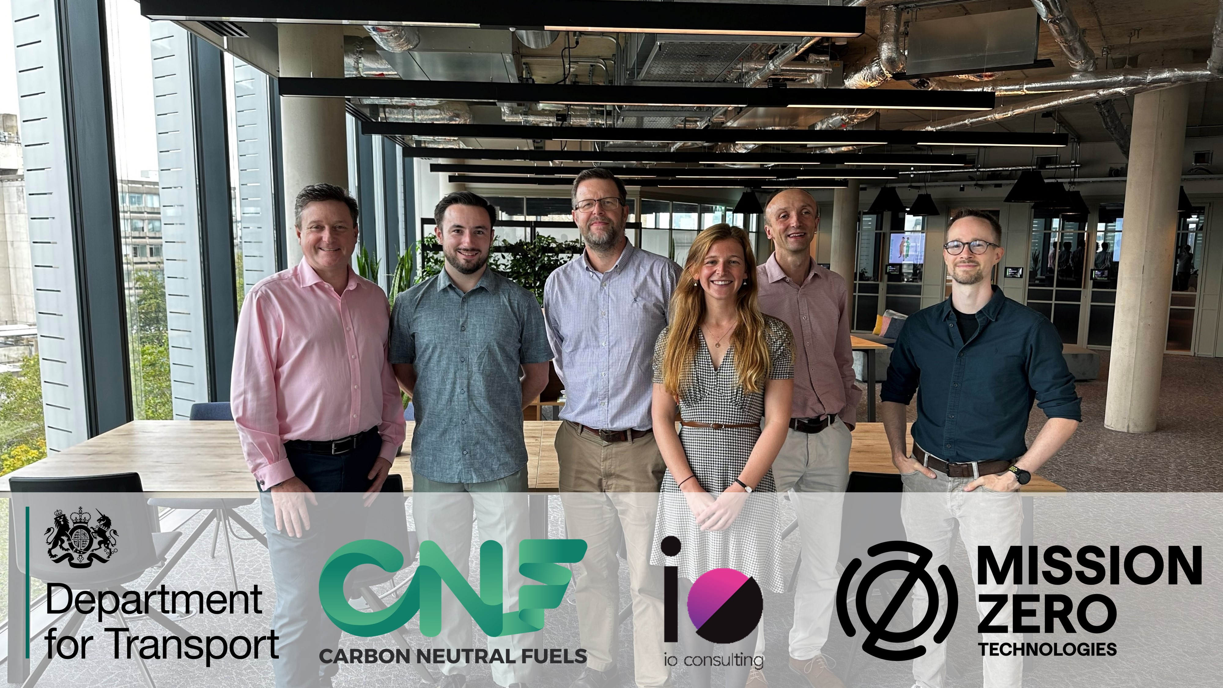 Carbon Neutral Fuels, io consulting & Mission Zero Technologies